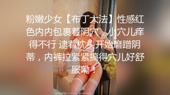 粉嫩少女【布丁大法】性感红色内内包裹着阴穴，小穴儿痒得不行 逮着枕头开始磨蹭阴蒂，内裤拉紧紧搞得穴儿好舒服嘞！