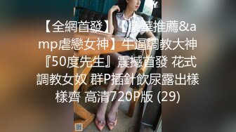 【全網首發】【豪華推薦&amp虐戀女神】牛逼調教大神『50度先生』震撼首發 花式調教女奴 群P插針飲尿露出樣樣齊 高清720P版 (29)