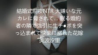 結婚式前夜NTR 大嫌いな元カレに脅されて… 眠る婚約者の隣で強引に生チ●ポを突っ込まれて快楽に溺れた花嫁 美波汐里