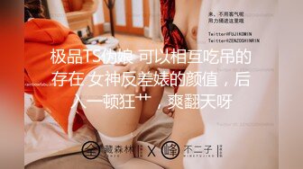 极品TS伪娘 可以相互吃吊的存在 女神反差婊的颜值，后入一顿狂艹，爽翻天呀