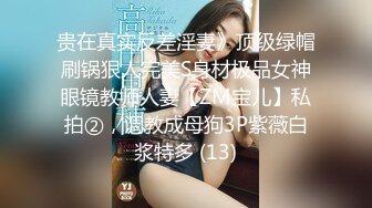 贵在真实反差淫妻》顶级绿帽刷锅狠人完美S身材极品女神眼镜教师人妻【ZM宝儿】私拍②，调教成母狗3P紫薇白浆特多 (13)