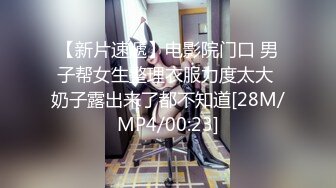 【新片速遞】电影院门口 男子帮女生整理衣服力度太大 奶子露出来了都不知道[28M/MP4/00:23]